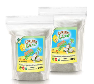 Organic Shredded Coconut Unsweetened, 1 lb, Fine, Great for Coconut Milk, Keto and Paleo Treats