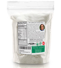 Organic Shredded Coconut Unsweetened, 1 lb, Fine, Great for Coconut Milk, Keto and Paleo Treats