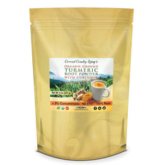 Organic Turmeric Root Powder Raw Spice with Curcumin
