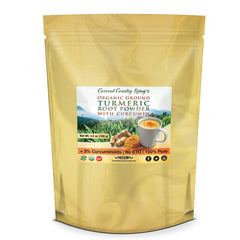 Organic Turmeric Root Powder Raw Spice with Curcumin
