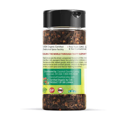 Organic Cloves Whole Raw, Premium Quality Spice Fairtrade in Glass Jar 1.41 oz