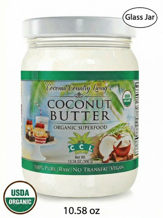 Organic Coconut Butter  Raw Stone Ground Pureed For Keto Paleo Friendly Recipes