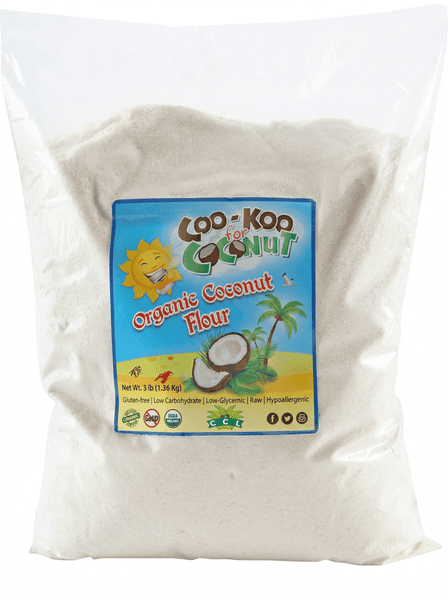 Coconut Flour Organic, Raw, Premium Low Carb Flour, Keto, Paleo Friendly