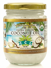 6.76 oz  Beauty-Sized Organic Extra Virgin Coconut Oil  | Unrefined & Cold Pressed for Cooking, Skin, and Hair