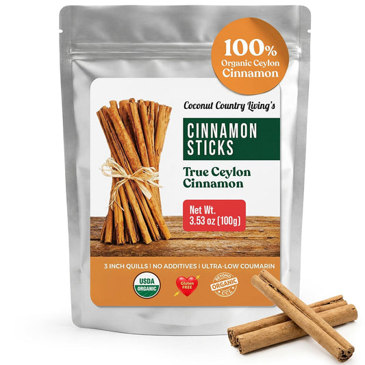 Organic Ceylon Cinnamon Sticks