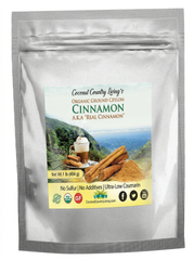 1 lb Organic Ceylon Cinnamon Powder Ground, Raw, True Cinnamon from Ceylon, Premium Grade