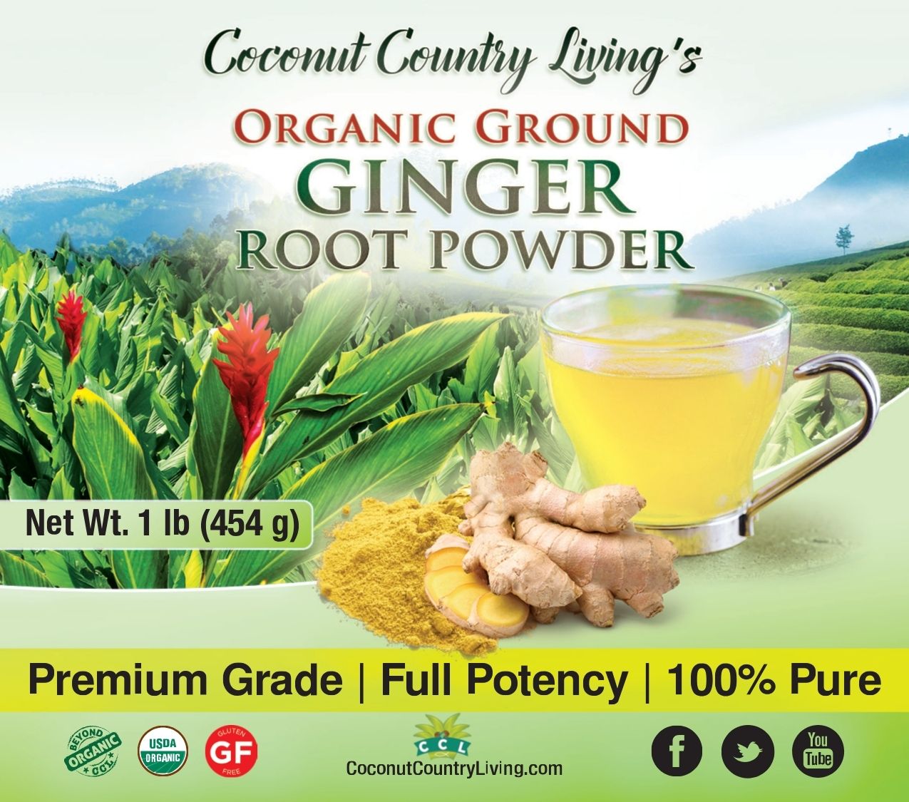 organic ground ginger from CCL