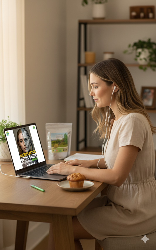 Ultimate Microplastic Detox Kit (E-book + E-course + Moringa 90 Day Supply)