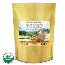 Load image into Gallery viewer, 1 pound Organic Turmeric powder with curcumin