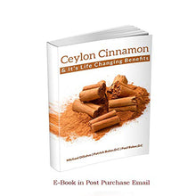 Load image into Gallery viewer, Organic Ceylon Cinnamon Powder Ground 1 lb, Raw, True Cinnamon from Ceylon, Premium Grade