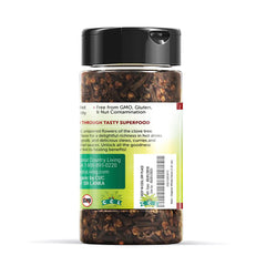 Organic Cloves Whole Raw, Premium Quality Spice Fairtrade in Glass Jar 1.41 oz