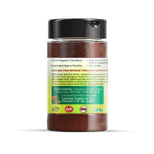 Organic Cloves Spice Ground Powder 1.59 oz in Glass Bottle, Fair Trade w/E-Book